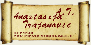 Anastasija Trajanović vizit kartica